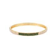 Designer Dual-Tone Leaf & Sunburst Bangle Set (4 Pcs)