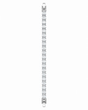 Fancy Stylish Baguette Diamond Look Silver Bracelet for Women / Partywear Bracelet