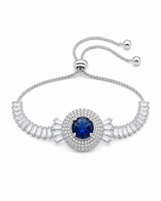 Trending Royal Blue Adjustable Bracelet | Stylish Partywear 