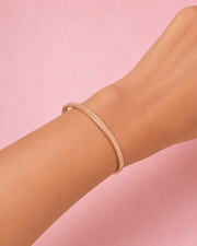 Fancy Rose Gold Patterned Kada | Stylish Daily Wear Oval Bangle | Trending Bracelet for Girls