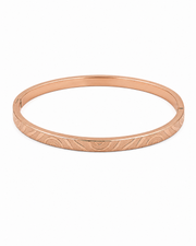 Fancy Stylish Rose Gold Wave Design Kada / Partywear Bangle Bracelet for Girls