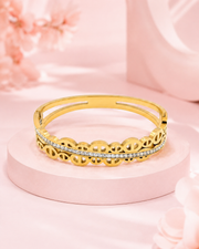 Stylish Fancy Gold Plated Partywear Kada / Bangle for Women