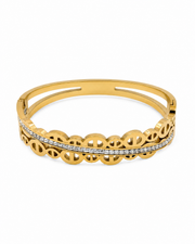 Stylish Fancy Gold Plated Partywear Kada / Bangle for Women