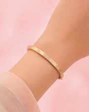 Fancy Stylish Rose Gold Kada | Partywear Stone Studded Bracelet | New Design Bangle for Women