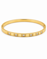 Fancy Gold Plated Daily Wear Kada | Stylish Stone Studded Bangle for Women & Girls