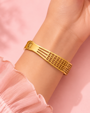 Stylish Fancy Gold-Plated Partywear Kada / Adjustable Bracelet for Women