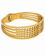 Stylish Fancy Gold-Plated Partywear Kada / Adjustable Bracelet for Women