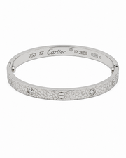 Stylish Silver Fancy Textured Kada | Partywear Stone Studded Bracelet for Women