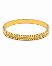Trending Stylish Gold Plated Stone Kada / Partywear Fancy Bracelet for Women