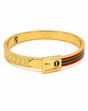 Fancy Stylish Belt Kada | Trending Gold Plated Bangle | Partywear Bracelet for Women