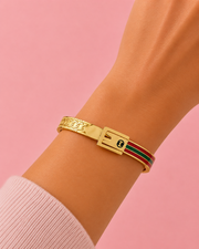 Fancy Stylish Belt Kada | Trending Gold Plated Bangle | Partywear Bracelet for Women