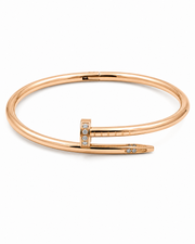 Trending Nail Design Fancy Kada | Rose Gold Stylish Partywear Bangle | AD Studded Bracelet for Women
