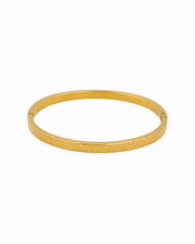 Trendy Honeycomb Gold Kada | Fancy Stylish Partywear Bracelet for Women | Office Wear Jewelry