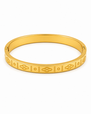 Stylish Fancy Gold Plated Kada | Tarnish-Free Daily Wear Bracelet for Women | Partywear Jewellery