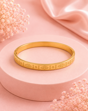 Stylish Fancy Gold Plated Kada | Tarnish-Free Daily Wear Bracelet for Women | Partywear Jewellery
