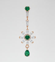 Stylish Emerald Bridal Necklace Set – Fancy Wedding Partywear Jewellery