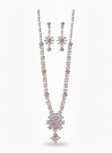 Stylish Emerald Bridal Necklace Set – Fancy Wedding Partywear Jewellery