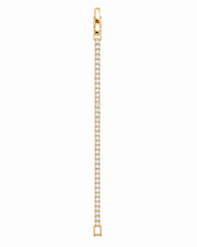 Fancy Rose Gold American Diamond Single Line Bracelet / Stylish Partywear AD Tennis Bracelet